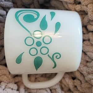 Vintage Federal glass coffee mug